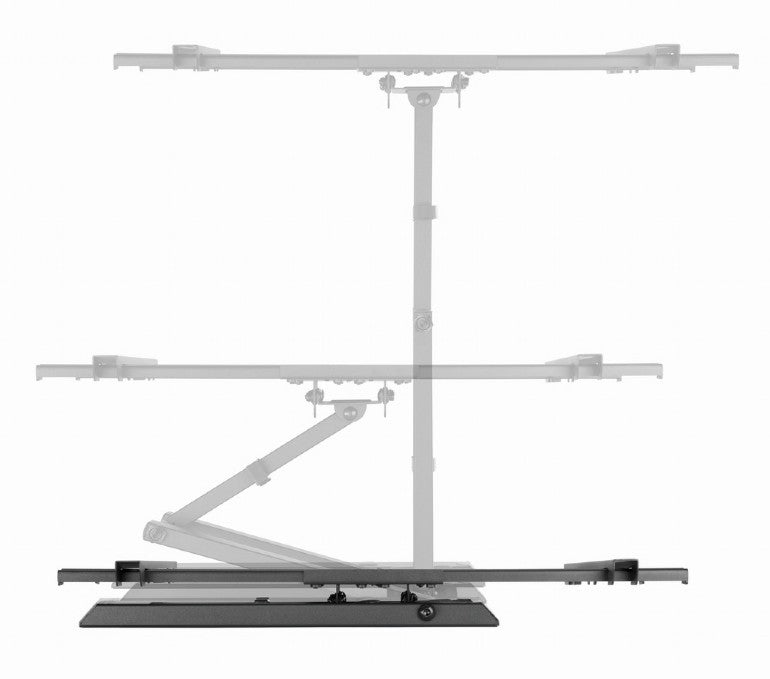 Gembird WM-80ST-05 TV Muurbeugel - Draai- en Kantelbaar  - Voor 37" - 80'' Inch - Tot 50 KG - Zwart