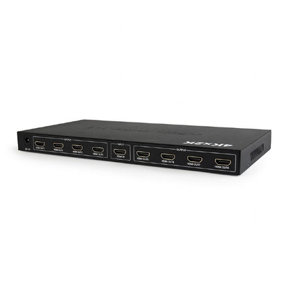 Cablexpert 8-poorts HDMI Splitter - 4K 30Hz - 1x HDMI in - 8x HDMI uit - Ingebouwde versterker - Geschikt voor TV, monitor & projector