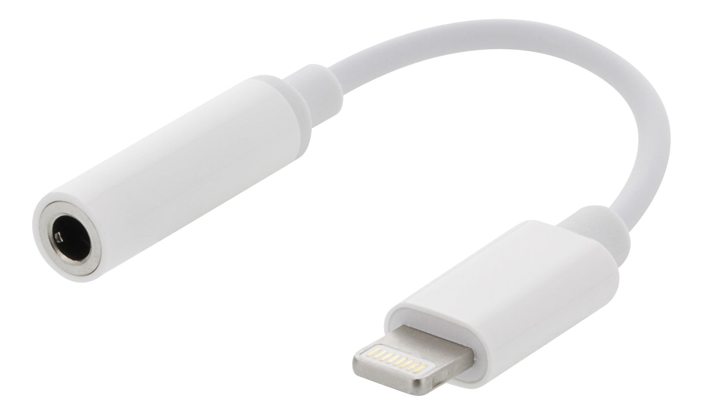 DELTACO EPZI IPLH-595 Lightning to 3.5mm Audio Adapter - Silver