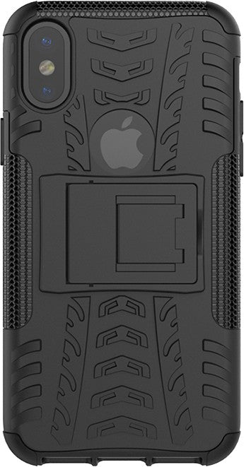 Dazzler IPX-123, Case for iPhone X, Shock Absorbing, Heat Cutouts - Black