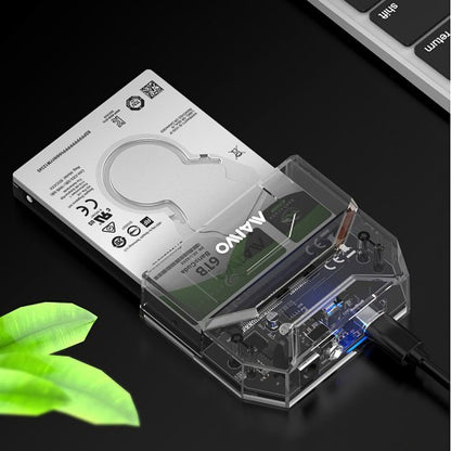 Maiwo K108S Externe USB-C behuizing naar 2,5" SATA/SSD HDD - 3.2 Gen1	 - 5Gbps
