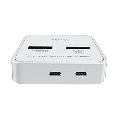 Maiwo K3016SD Docking Station for M.2 SATA and NVMe - USB3.1 Gen 2 - SD Express Card Reader