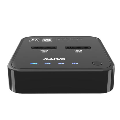 Maiwo K3016S Docking Station for Cloning M.2 SATA - SSD - B + M Key - Black