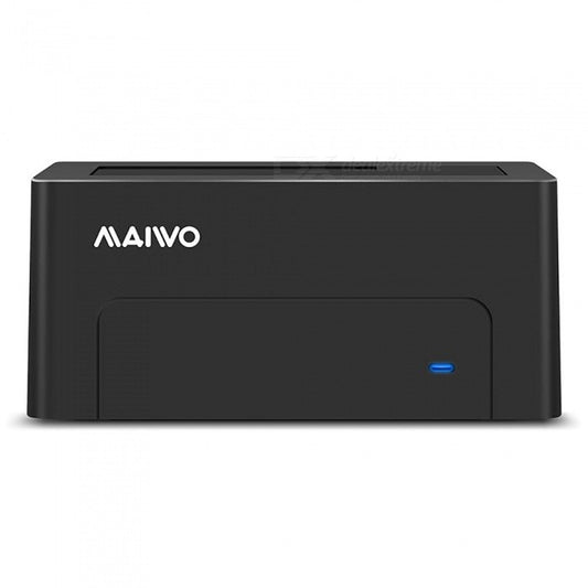 Maiwo K308C Dockingstation 2.5 3.5 SATA HDD SSD, Tot 14 TB - Zwart