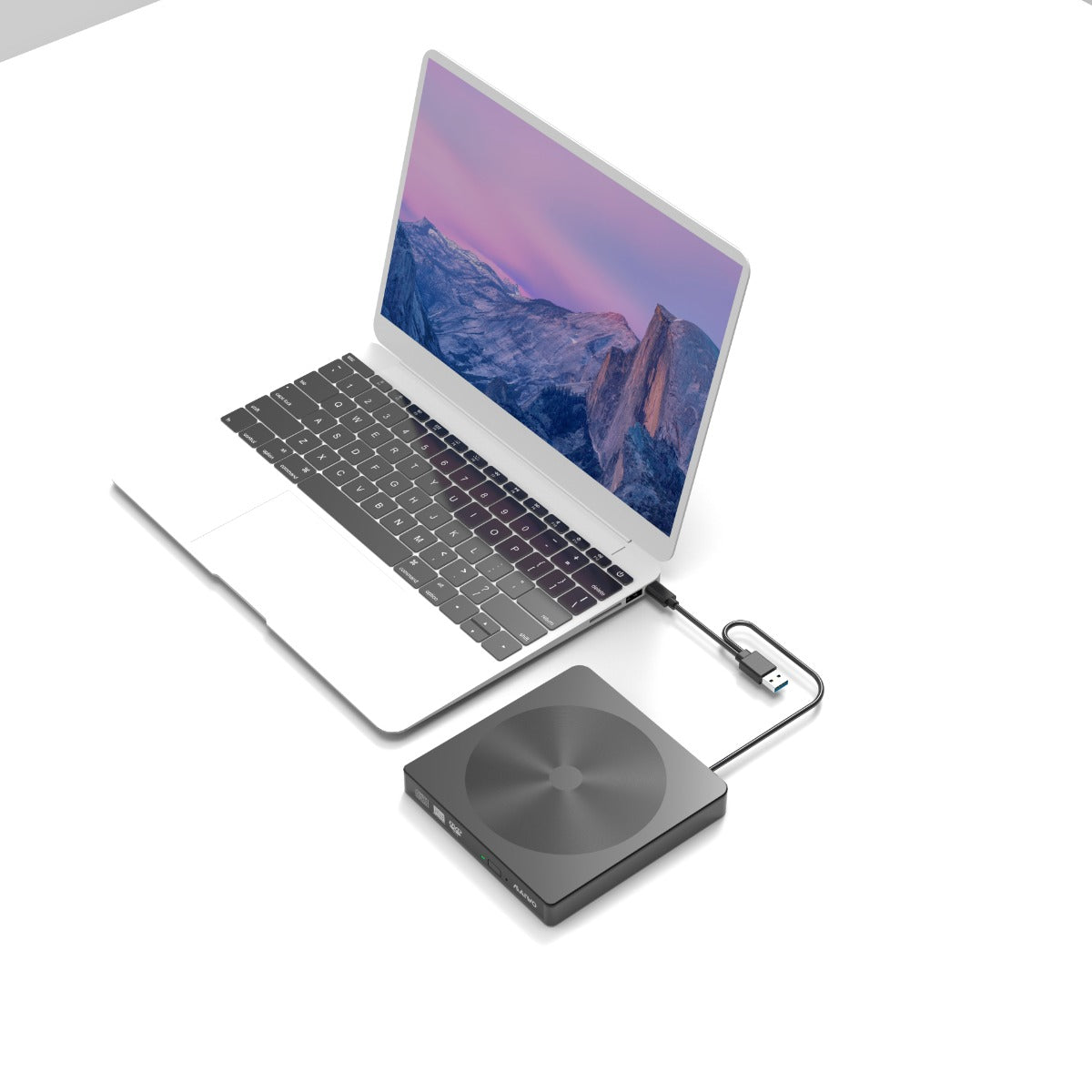 Maiwo K523 Externe DVD/CD Speler - Brander - USB-C, USB 3.0 - Zwart