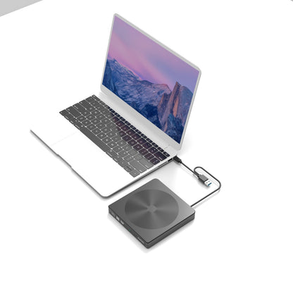 Maiwo K523 Externe DVD/CD Speler - Brander - USB-C, USB 3.0 - Zwart