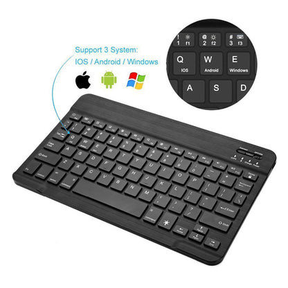 NÖRDIC KB-101 Toetsenbord - Bluetooth 5.0 - US Indeling - 78 Keys - USB-C - IOS, Android en Windows - Oplaadbaar