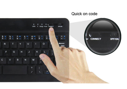 NÖRDIC KB-101 Toetsenbord - Bluetooth 5.0 - US Indeling - 78 Keys - USB-C - IOS, Android en Windows - Oplaadbaar