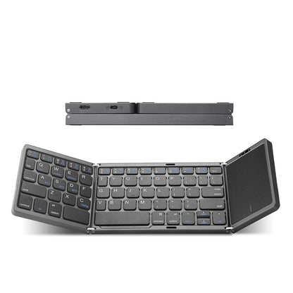 NÖRDIC KB-102 Opvouwbare Toetsenbord - USB-C - Bluetooth 5.0 - US Indeling - 64 Keys - Multipairing - IOS, Android, Windows