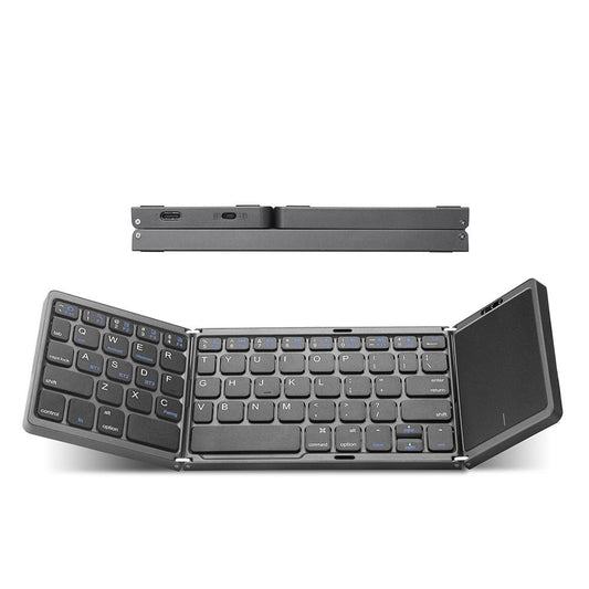 NÖRDIC KB-102 Opvouwbare Toetsenbord - USB-C - Bluetooth 5.0 - US Indeling - 64 Keys - Multipairing - IOS, Android, Windows