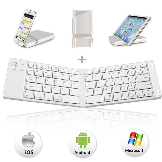 NÖRDIC KB-108 Bluetooth Toetsenbord - Opvouwbaar - Geschikt voor iOS, Windows en Android - Wit