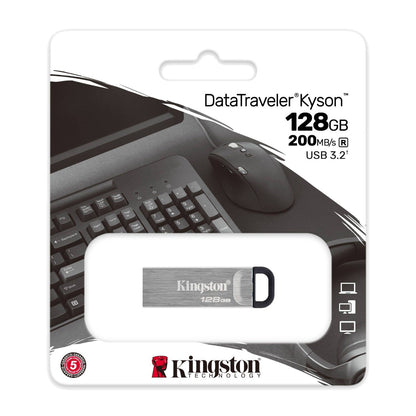 Kingston KING-3327 DataTraveler Kyson - USB 3.2 Gen 1 - USB stick - 128GB