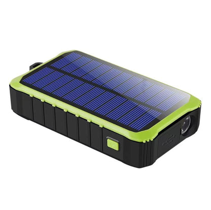 FONTASTIC 262678 SOLAR OUTDOOR POWERBANK - 10000MAH - BLACK SOLAR PANEL - FLASHLIGHT - USB-A - TYPE-C