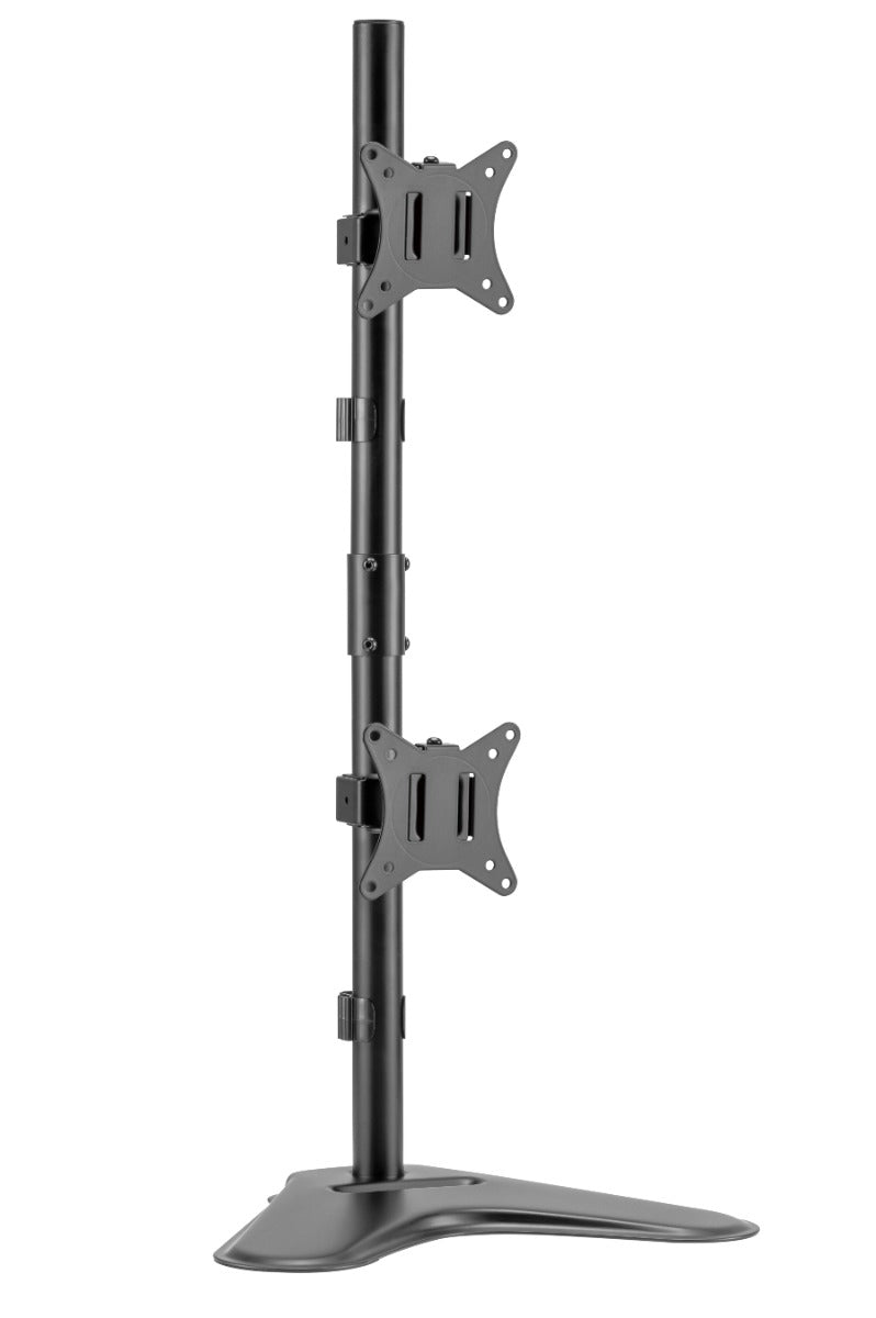 NÖRDIC ARM-211 Monitor	standaard voor 2 Schermen - 17-32 inch - Draai- en Kantelbaar - Zwart