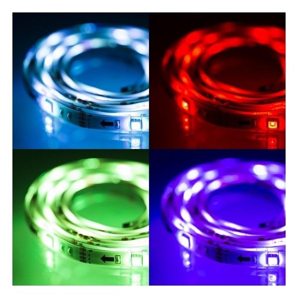 NORDIC HOME CULTURE LED-1204 LED strip verlichting - 4x 50cm - RGB - 16 Kleuren - Met afstandsbediening