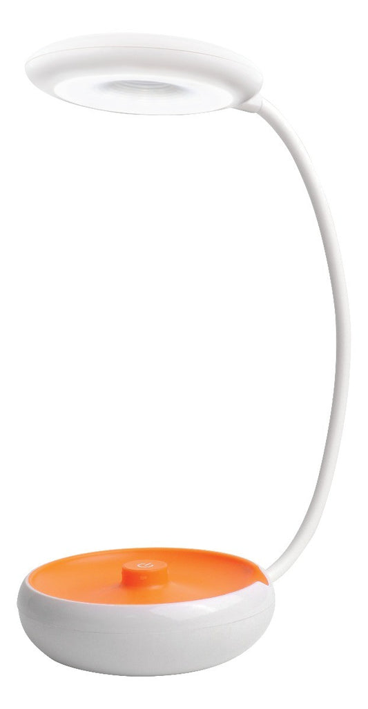 NORDIC HOME CULTURE LGT-002 - 2-in-1 LED-tafellamp, 3 lichtniveaus, nachtlampje, gevoed via USB of batterij -  wit