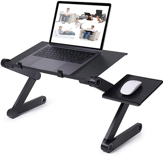 NÖRDIC LH-553 Universele laptopstandaard - Opvouw en Verstelbaar - tot 43.18 cm - Zwart
