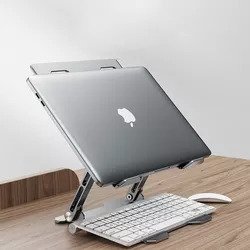 NÖRDIC LH-565 - Universele Laptopstandaard - Zilverkleurig
