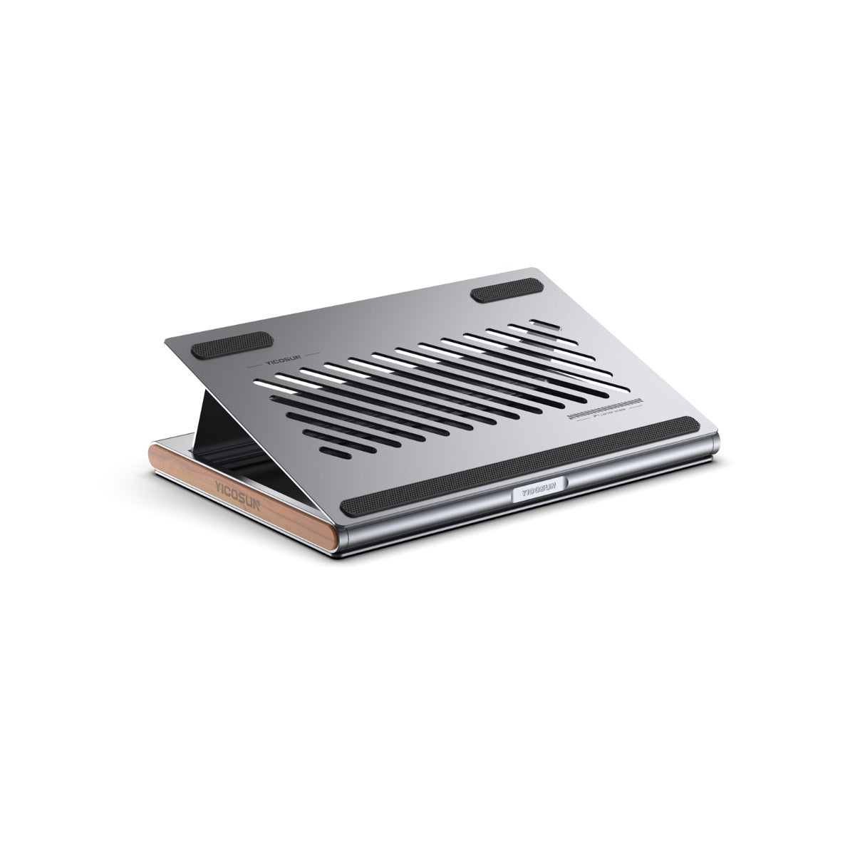 NÖRDIC Draagbare laptop standaard - Aluminium - Geschikt voor Laptop en Tablet - Kantelbaar tot 30 graden - Notebook