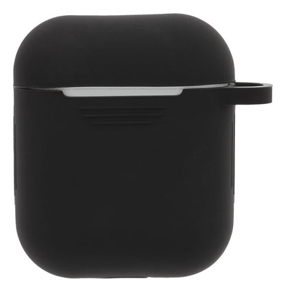 DELTACO MCASE-AIRPS001 Zachte siliconen hoes voor oplaadcase AirPods - Gripvriendelijk - Zwart