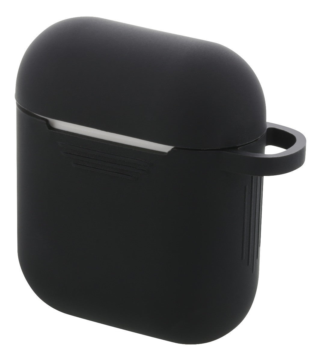 DELTACO MCASE-AIRPS001 Zachte siliconen hoes voor oplaadcase AirPods - Gripvriendelijk - Zwart