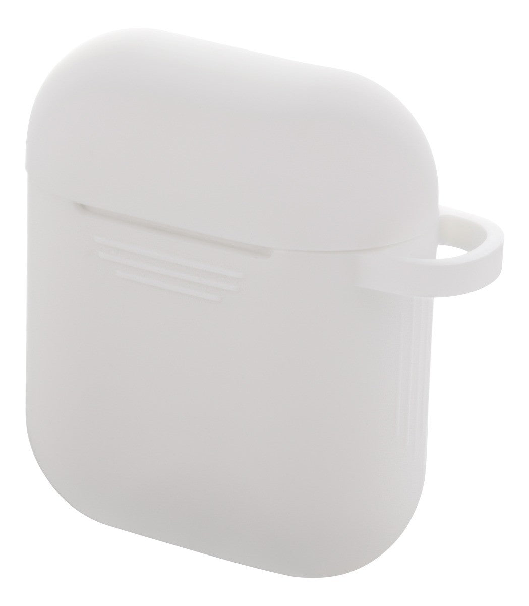 DELTACO MCASE-AIRPS002 Zachte siliconen hoes voor oplaadcase AirPods - Gripvriendelijk - Wit
