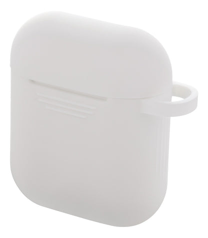 DELTACO MCASE-AIRPS002 Zachte siliconen hoes voor oplaadcase AirPods - Gripvriendelijk - Wit