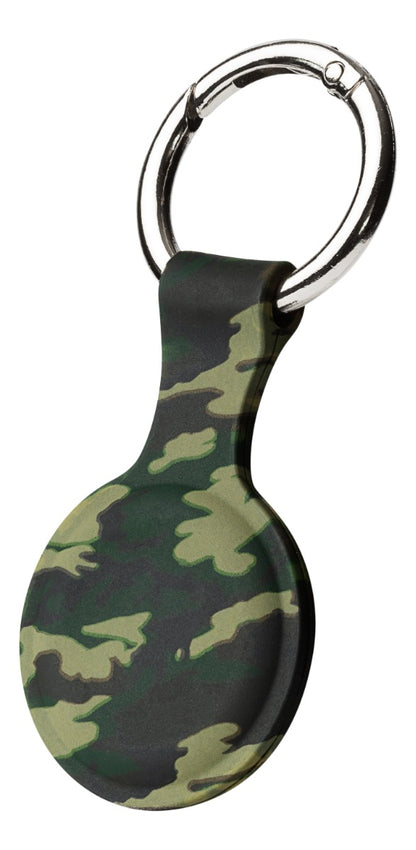 DELTACO MCASE-TAG12 Sleutelhanger geschikt voor tracker voor kwijtgeraakte spullen - Camouflage