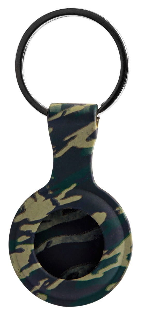 DELTACO MCASE-TAG12 Sleutelhanger geschikt voor tracker voor kwijtgeraakte spullen - Camouflage