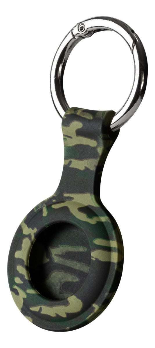 DELTACO MCASE-TAG12 Sleutelhanger geschikt voor tracker voor kwijtgeraakte spullen - Camouflage