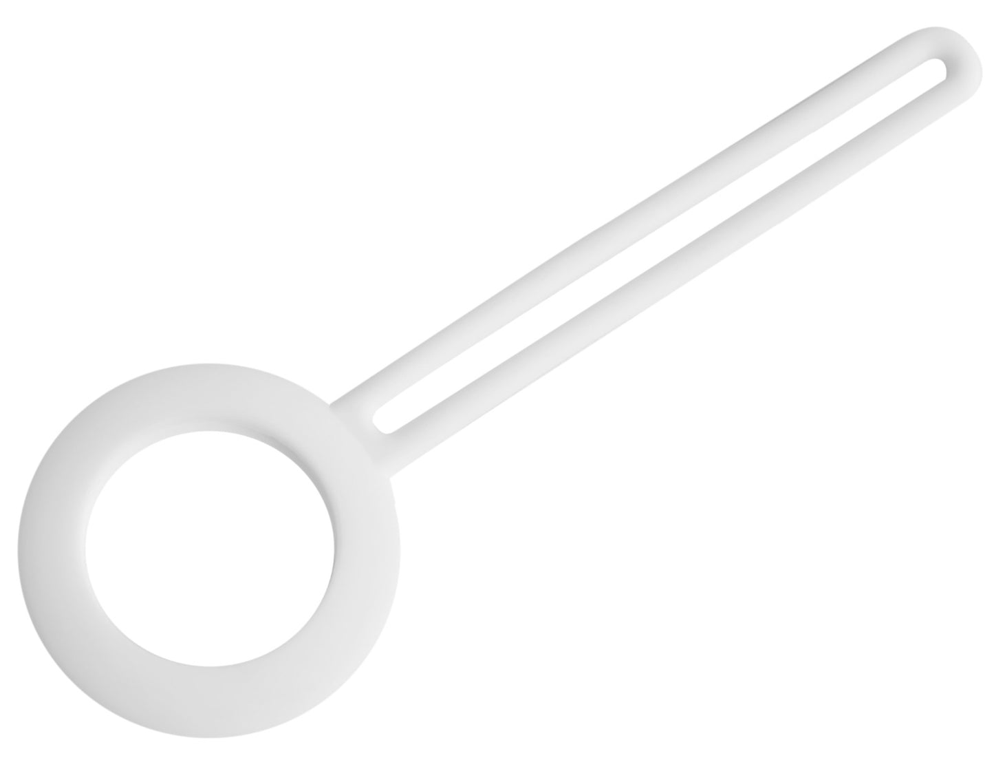 DELTACO MCASE-TAG14 Siliconen Hanger geschikt voor tracker voor kwijtgeraakte spullen - Wit