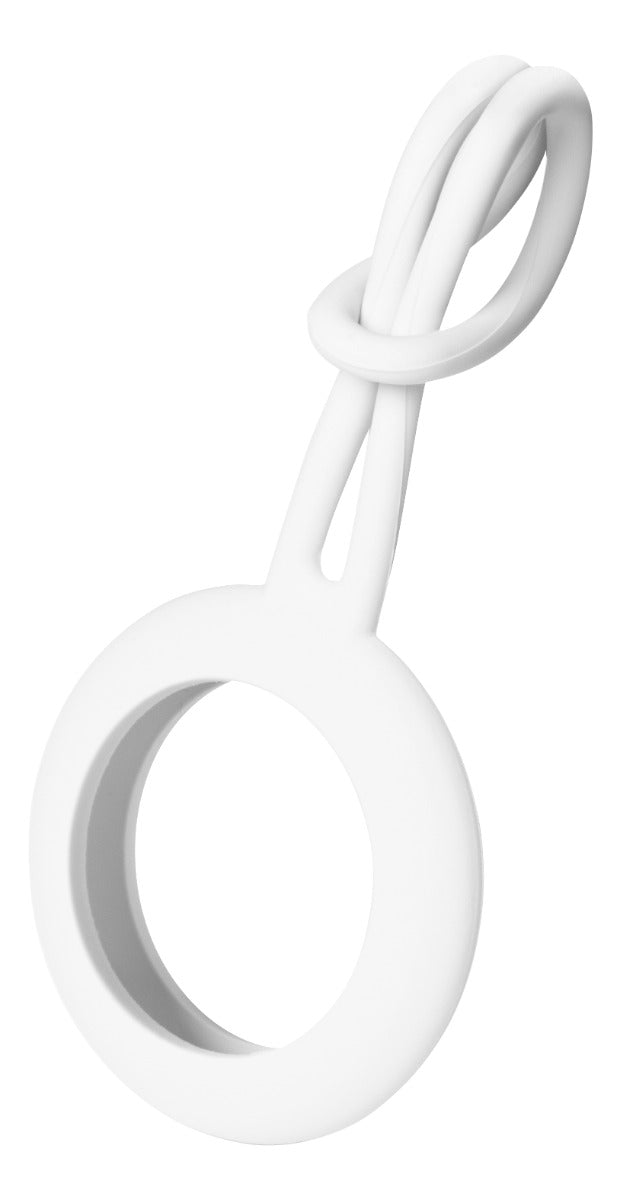 DELTACO MCASE-TAG14 Siliconen Hanger geschikt voor tracker voor kwijtgeraakte spullen - Wit