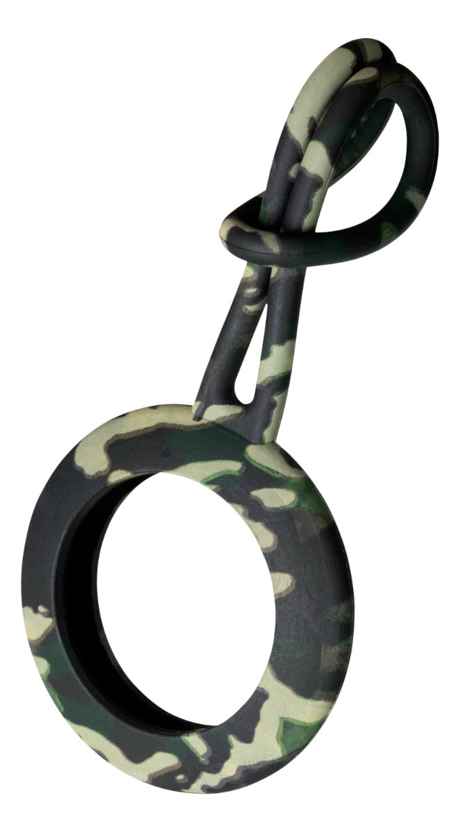 DELTACO MCASE-TAG15 Siliconen Hanger geschikt voor tracker voor kwijtgeraakte spullen - Camouflage