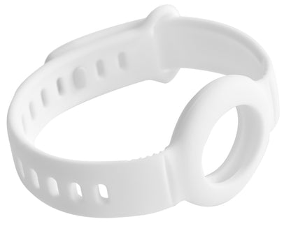 DELTACO MCASE-TAG17 Siliconen armband geschikt voor tracker voor kwijtgeraakte spullen - Verstelbaar - Wit