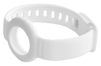 DELTACO MCASE-TAG17 Siliconen armband geschikt voor tracker voor kwijtgeraakte spullen - Verstelbaar - Wit