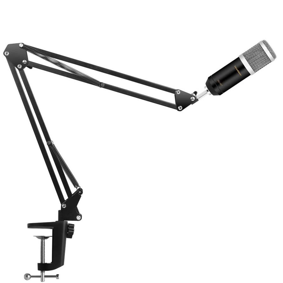 NÖRDIC MFK-002 Microfoonstatief voor tafel, 70 cm, Zwart