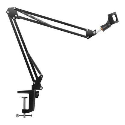 NÖRDIC MFK-002 Microfoonstatief voor tafel, 70 cm, Zwart