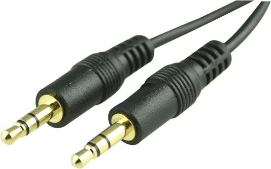 DELTACO MM-16B 1x 3.5mm to 1x 3.5mm stereo jack (Male) 3m