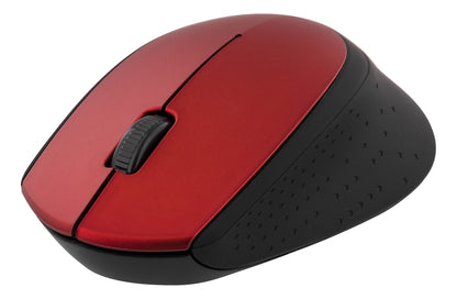 DELTACO MS-462 Draadloze optische muis 1200 DPI - met USB nano ontvanger - Rood