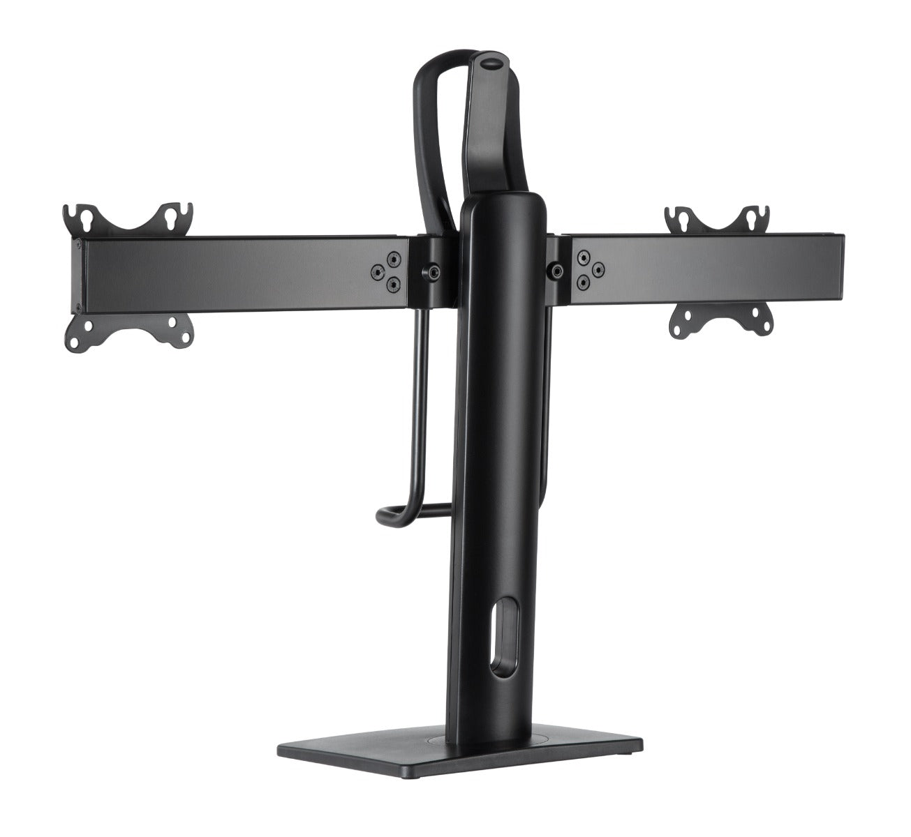 Gembird MS-D2-01 Monitor arm - 2 Screens - Height adjustable - 17" - 27" inch - Swivel and Tilt - Black