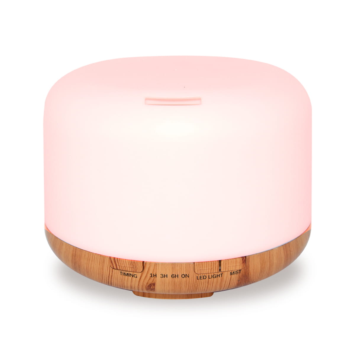 Omega PDLAD12W Aroma diffuser - Aroma evaporator with modern color LED lamp - White/Wood
