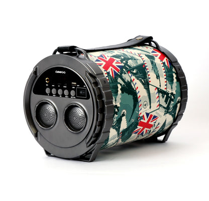 Platinet OG73P BAZOOKA Bluetooth V2.1 Luidspreker - 20W - Draadloos - Karaoke functie - Zwart