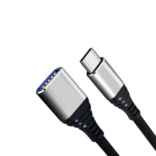 NÖRDIC OTG-C16 OTG USB-C 3.1 naar USB-A Adapter - Male naar female - 18cm
