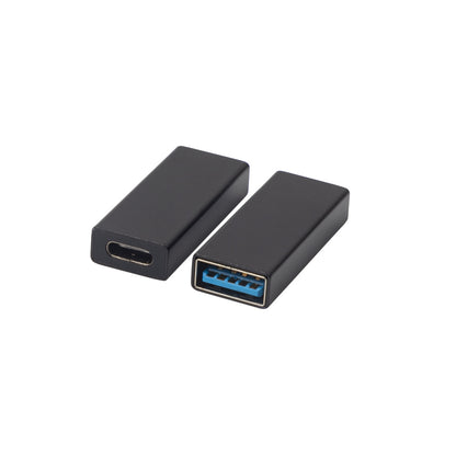 NÖRDIC OTG-C18 USB-C naar USB-A Adapter - 5Gbps - Vrouwelijk naar Vrouwelijk - Zwart