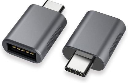 NÖRDIC OTG-C4 USB-A 3.0 OTG naar USB-C adapter - Space Gray