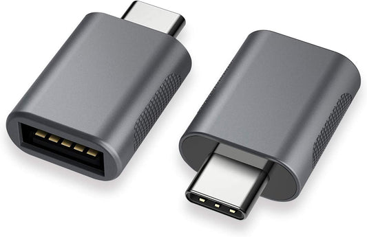 NÖRDIC OTG-C4 USB-A 3.0 OTG naar USB-C adapter - Space Gray