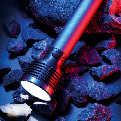 Platinet PAF07 - LED Aluminium Zaklamp - 5W - Waterbestendig - Twee Lampen - 4 uur Batterij - Grijs