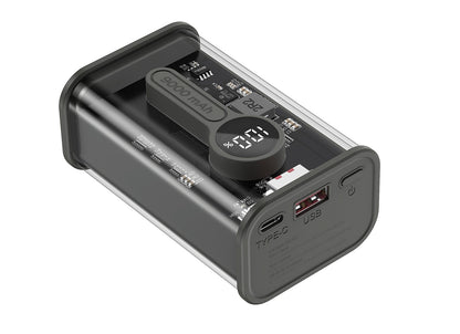 Gembird PB09-TQC3-01 Power bank - USB-C, USB-A - Quick Charge 3.0 - 9000 mAh - Black