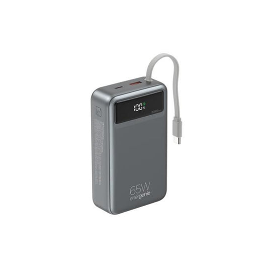65W powerbank 20.000 mAh met geïntegreerde usb-c kabel - Geschikt voor laptop - EnerGenie