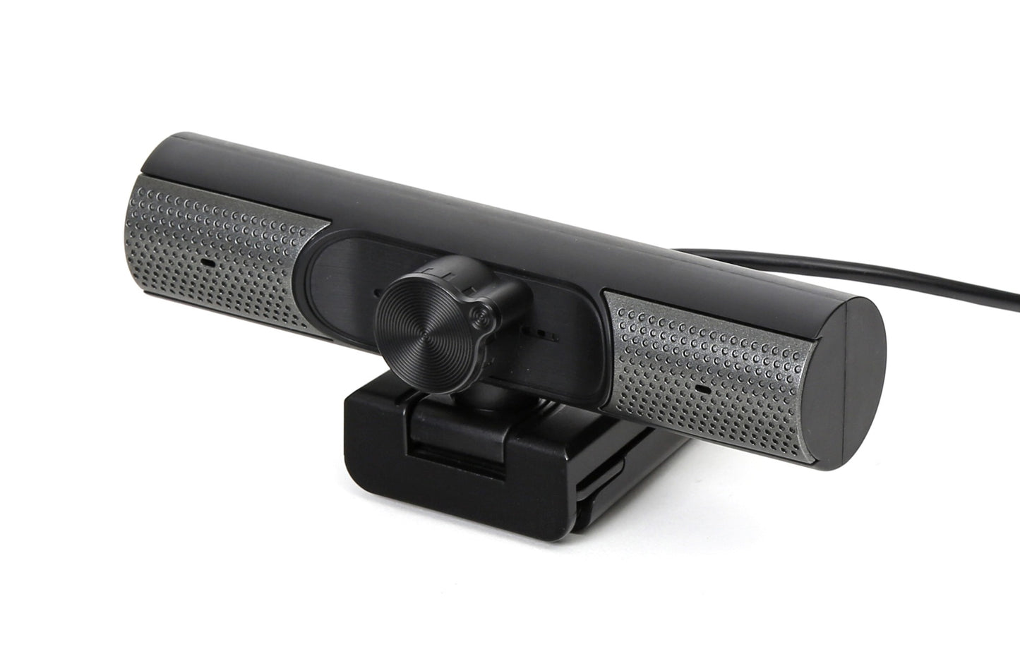 Platinet PCWC1080SP Webcam met microfoon - Voor PC, laptop - 2 ingebouwd luidsprekers - Zwart